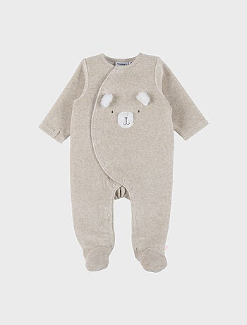 Pyjama en velours brodé – Orso Noukie's