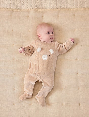 Pyjama en velours brodé – Orso Noukie's