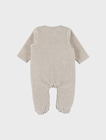 Pyjama en velours brodé – Orso Noukie's
