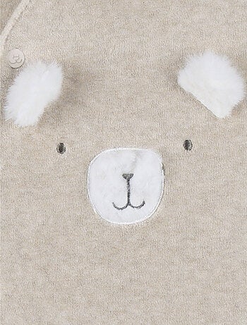 Pyjama en velours brodé – Orso Noukie's