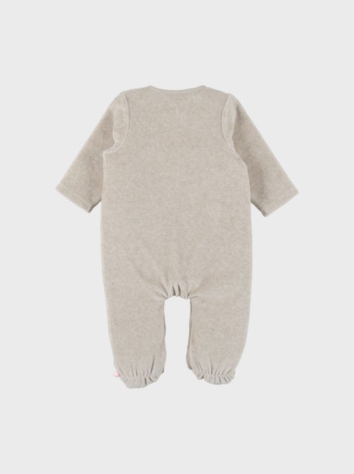 Pyjama en velours brodé – Orso Noukie's - Kiabi
