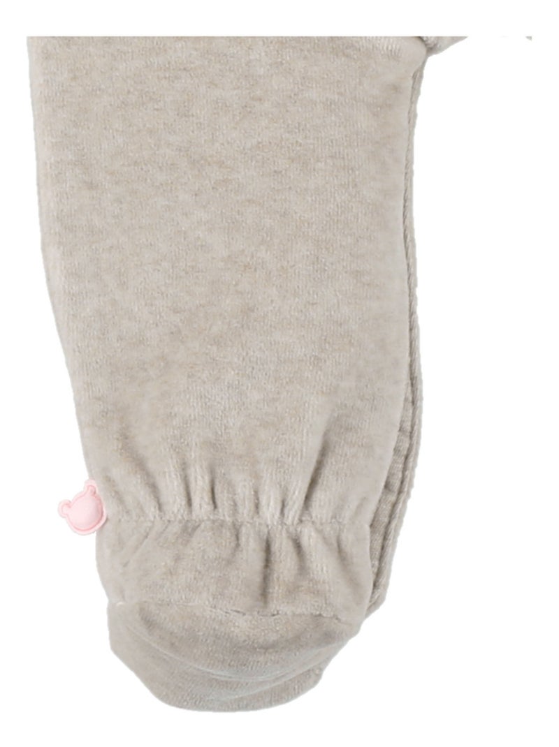 Pyjama en velours brodé – Orso Noukie's Beige - Kiabi