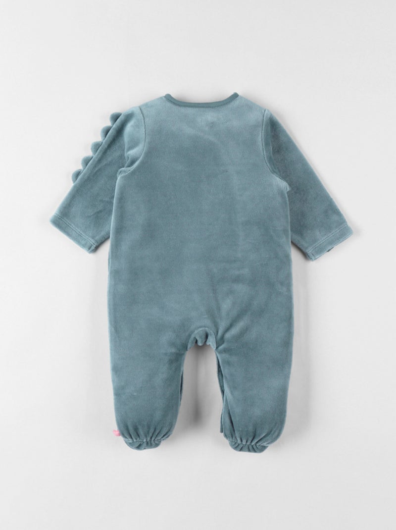 Pyjama en velours côtelé, dino Noukie's Bleu - Kiabi