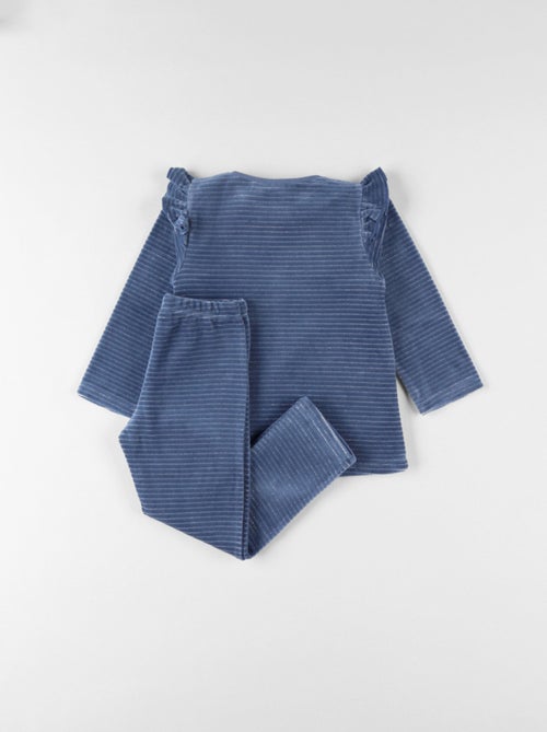 Pyjama en velours côtelé, girafe Noukie's - Kiabi