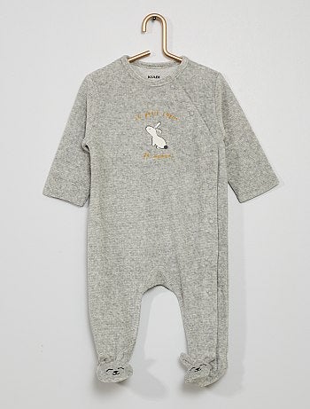 Pyjama Velours Jersey Pyjama Bebe Fille Taille 0m Kiabi