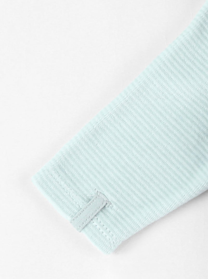 Pyjama en velours côtelé, lapin Noukie's Vert - Kiabi