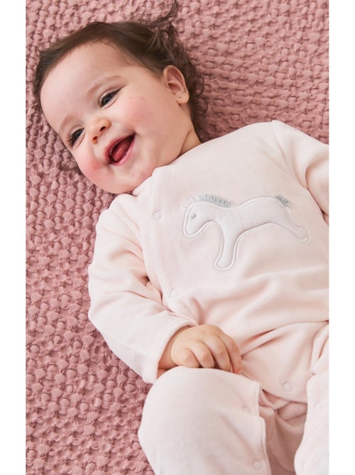 Pyjama en velours côtelé, licorne Noukie's - Kiabi