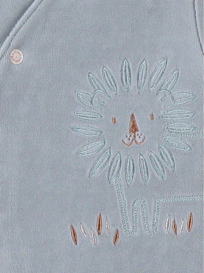 Pyjama en velours côtelé, lion Noukie's Vert - Kiabi