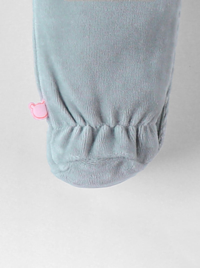 Pyjama en velours côtelé, lion Noukie's Vert - Kiabi