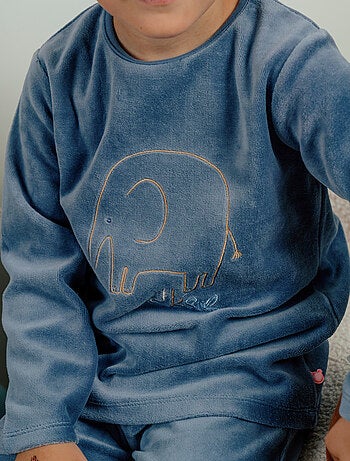 Pyjama en velours, éléphant Noukie's