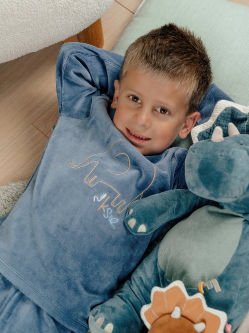 Pyjama en velours, éléphant Noukie's - Kiabi