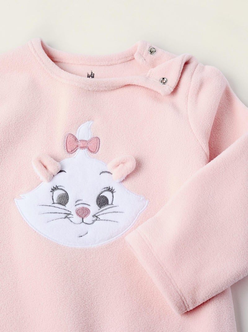 Pyjama en velours, imprimé Aristogatos DISNEY CLASSICS Rose clair - Kiabi