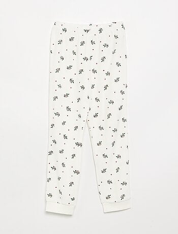 Pyjama en velours imprimé