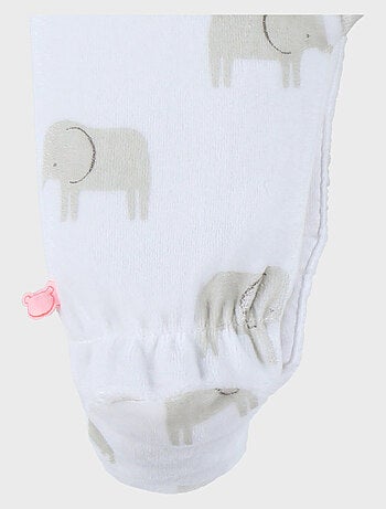 Pyjama en velours imprimé éléphant Bali Noukie's