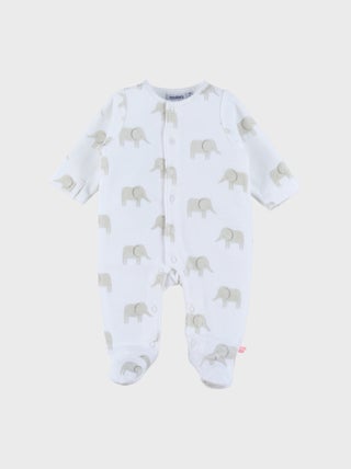 Pyjama en velours imprimé éléphant Bali Noukie's
