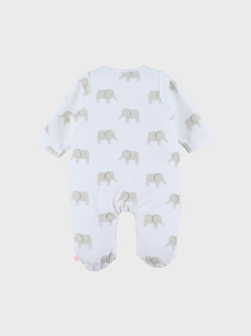 Pyjama en velours imprimé éléphant Bali Noukie's - Kiabi