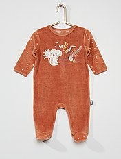 Pyjama Bebe Garcon Marron Kiabi