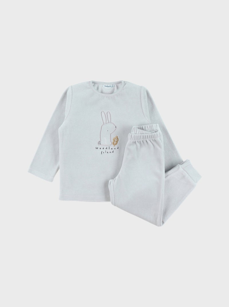 Pyjama en velours, lapin Noukie's Vert - Kiabi