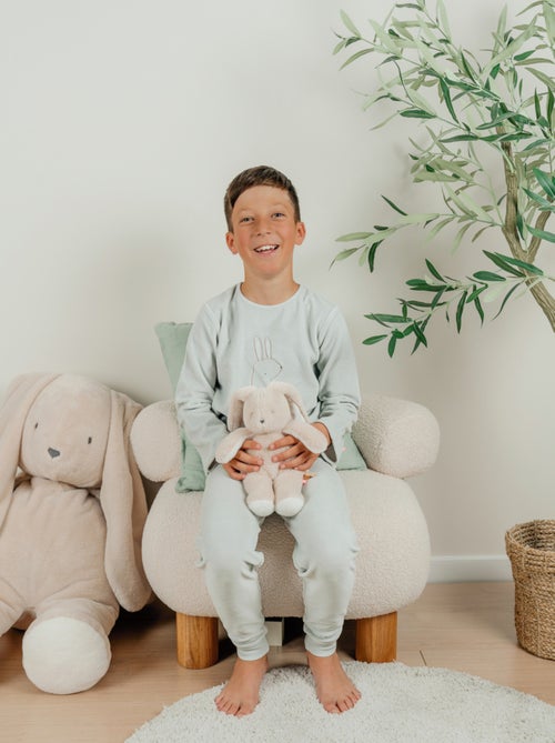 Pyjama en velours, lapin Noukie's - Kiabi