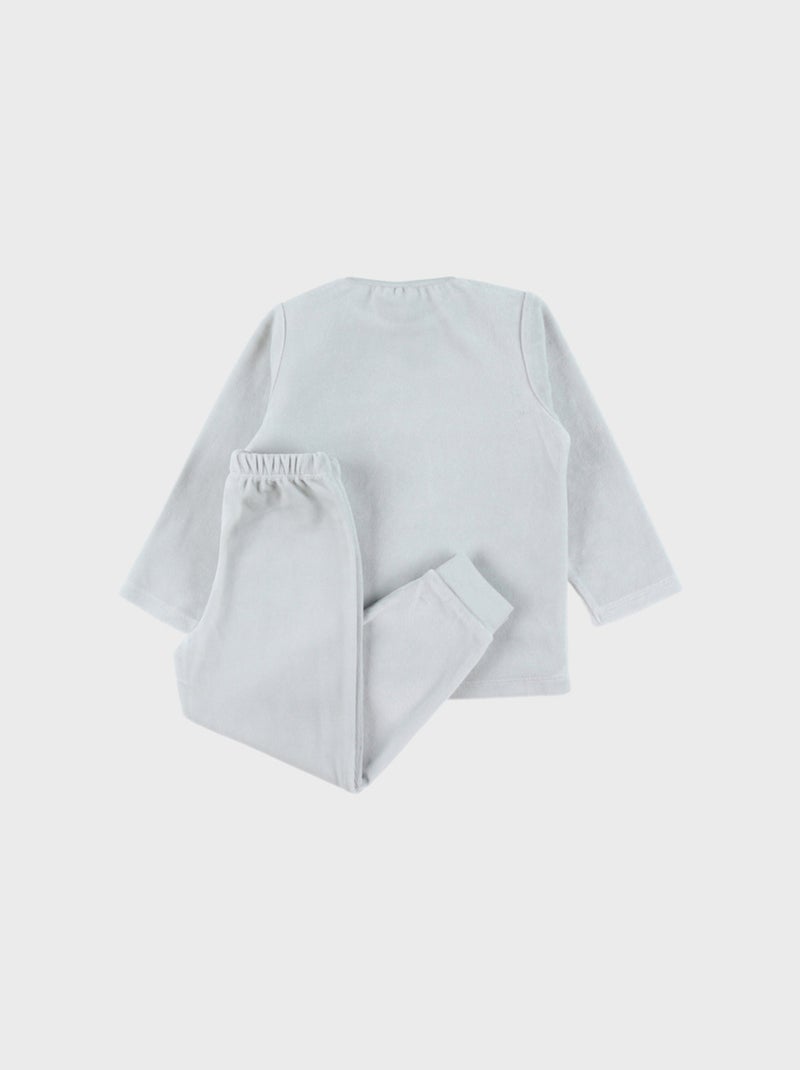 Pyjama en velours, lapin Noukie's Vert - Kiabi