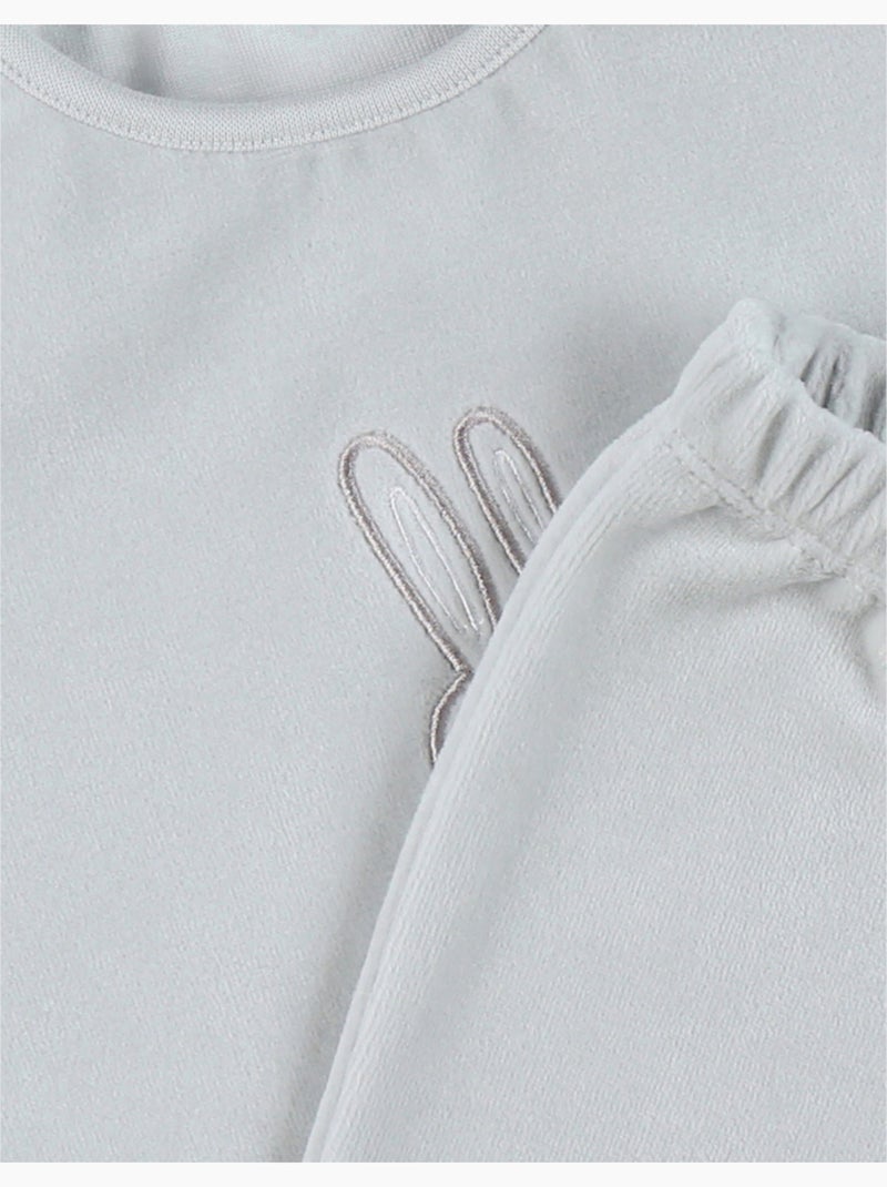 Pyjama en velours, lapin Noukie's Vert - Kiabi