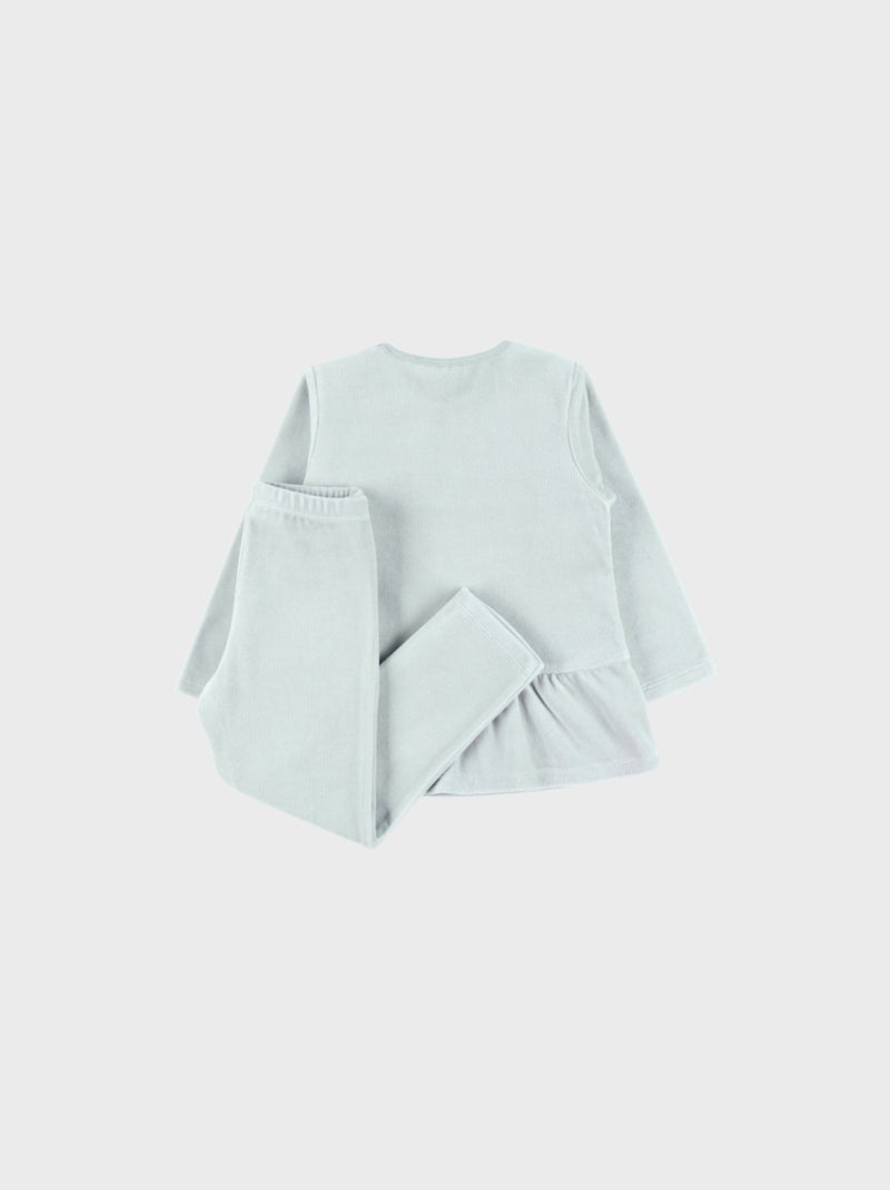 Pyjama en velours Noukie's Bleu - Kiabi