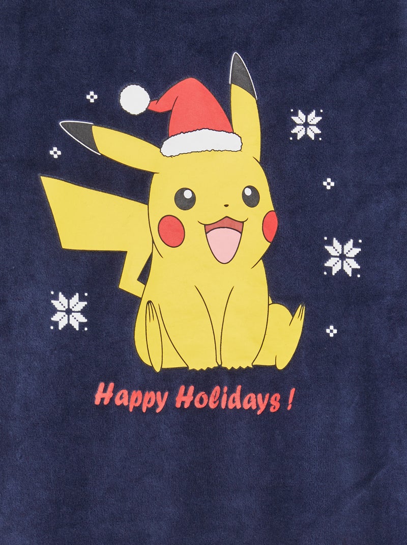 Pyjama en velours 'Pokémon' - 2 pièces Bleu - Kiabi