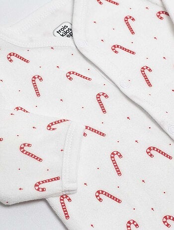 Pyjama En Velours Pour Bébé Sucre D'orge