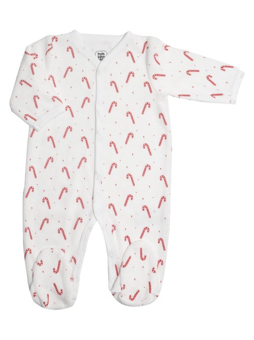 Pyjama En Velours Pour Bébé Sucre D'orge - Kiabi