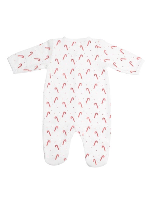 Pyjama En Velours Pour Bébé Sucre D'orge - Kiabi