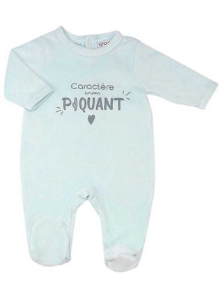 Pyjama en velours pour bébé