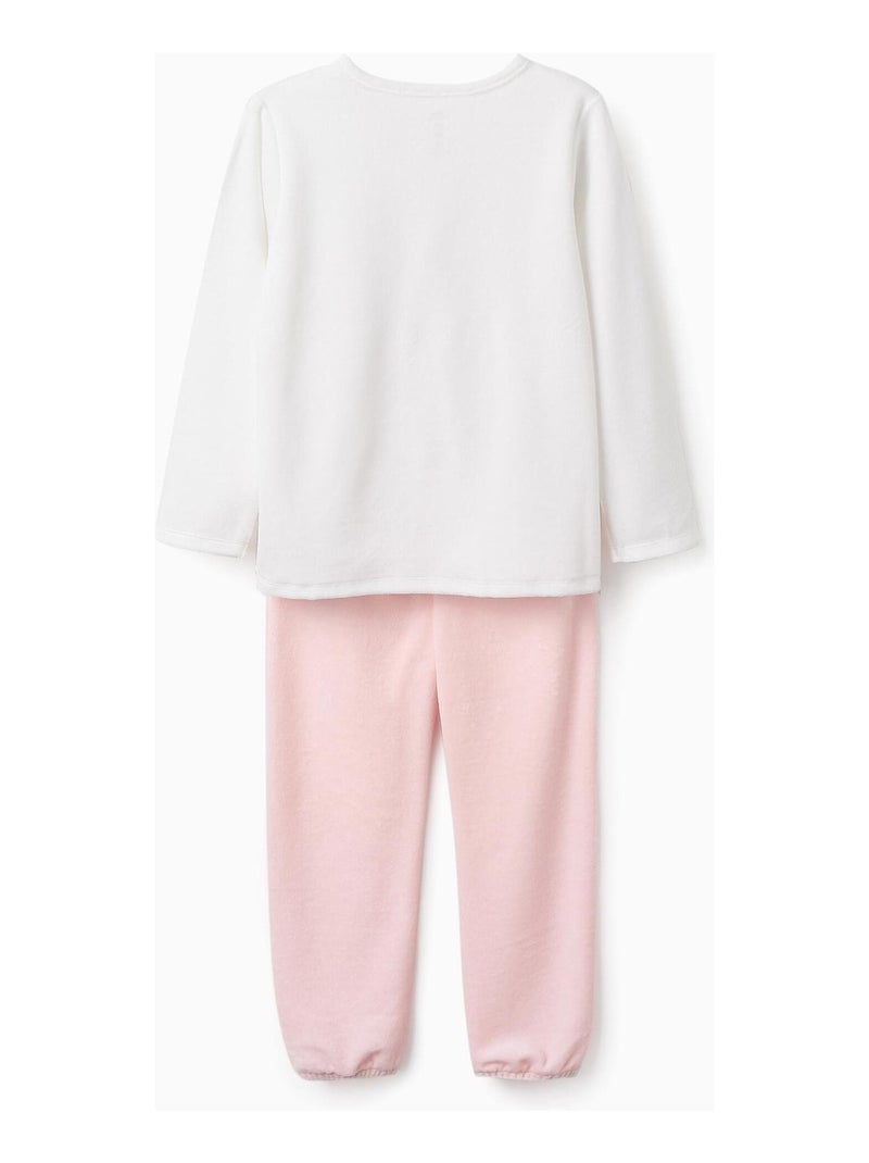 Pyjama en velours, Stitch print DISNEY CLASSICS Blanc Rose - Kiabi