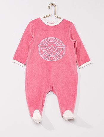 Pyjama en velours 'Wonder Woman' de 'DC Comics'