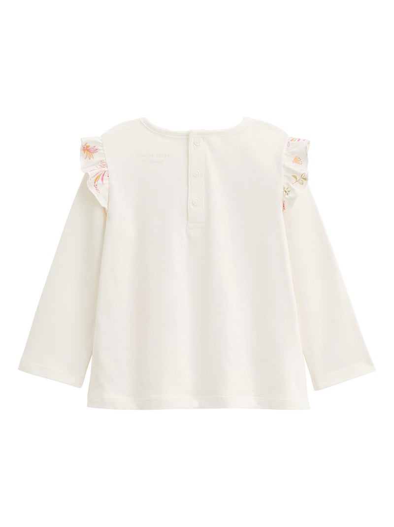 Pyjama enfant 2 pièces à pieds retroussables Fiesta Terracotta - Kiabi