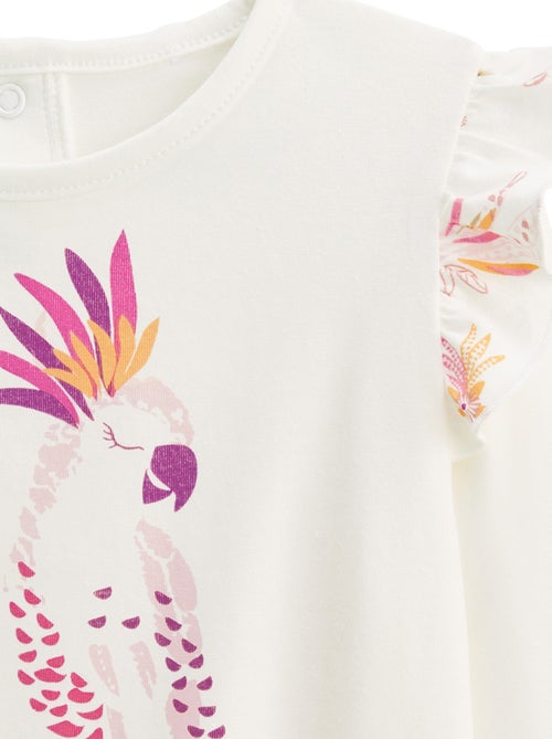 Pyjama enfant 2 pièces à pieds retroussables Fiesta - Kiabi