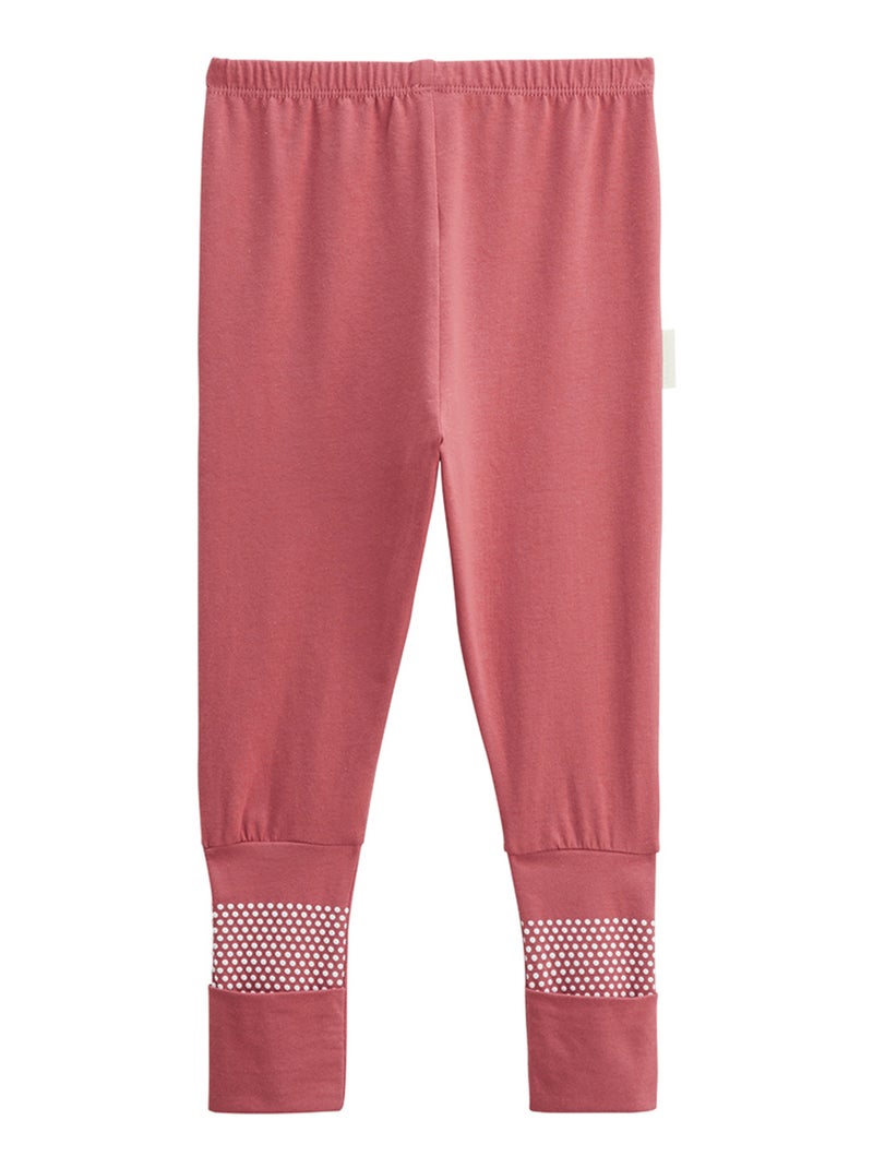Pyjama enfant 2 pièces à pieds retroussables Fiesta Terracotta - Kiabi