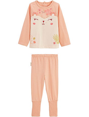 Pyjama enfant 2 pièces à pieds retroussables Santa Giulia