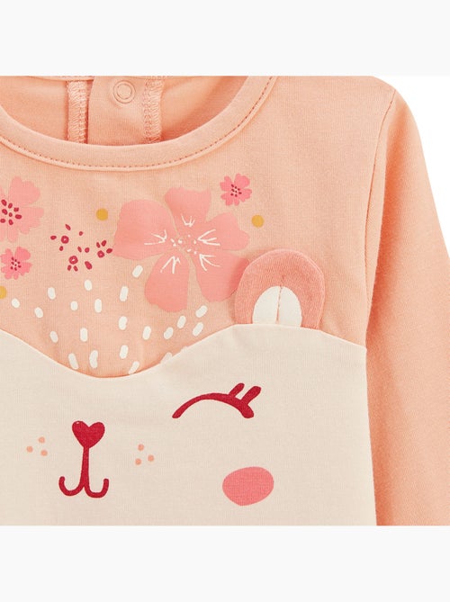 Pyjama enfant 2 pièces à pieds retroussables Santa Giulia - Kiabi