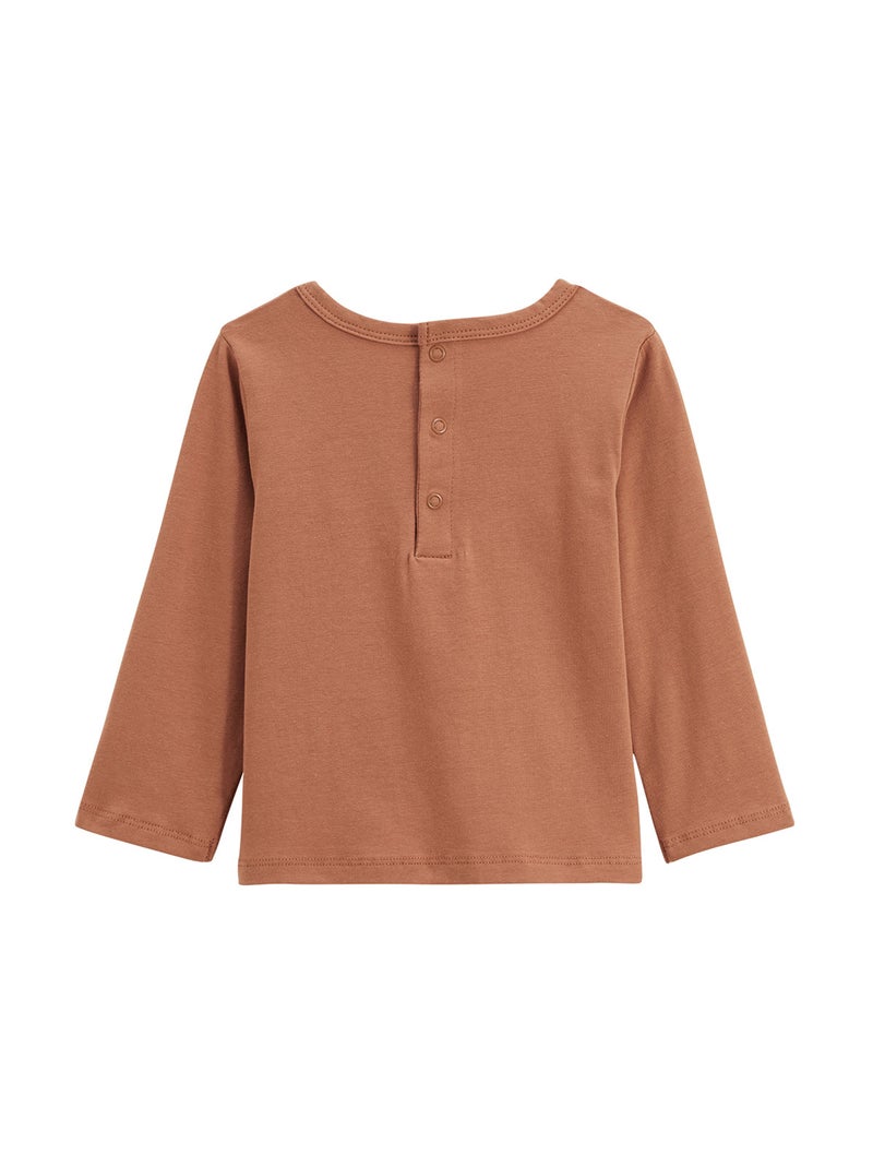 Pyjama enfant 2 pièces avec pieds retroussables Kansas City Camel - Kiabi