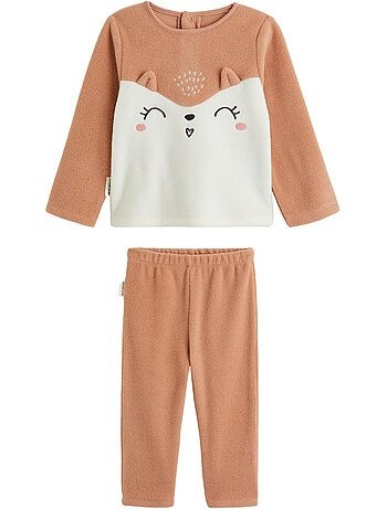 Pyjama enfant 2 pièces en polaire Aimée