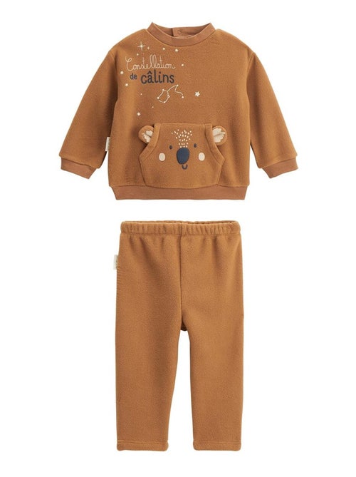 Pyjama enfant 2 pièces en polaire Constellation - Kiabi