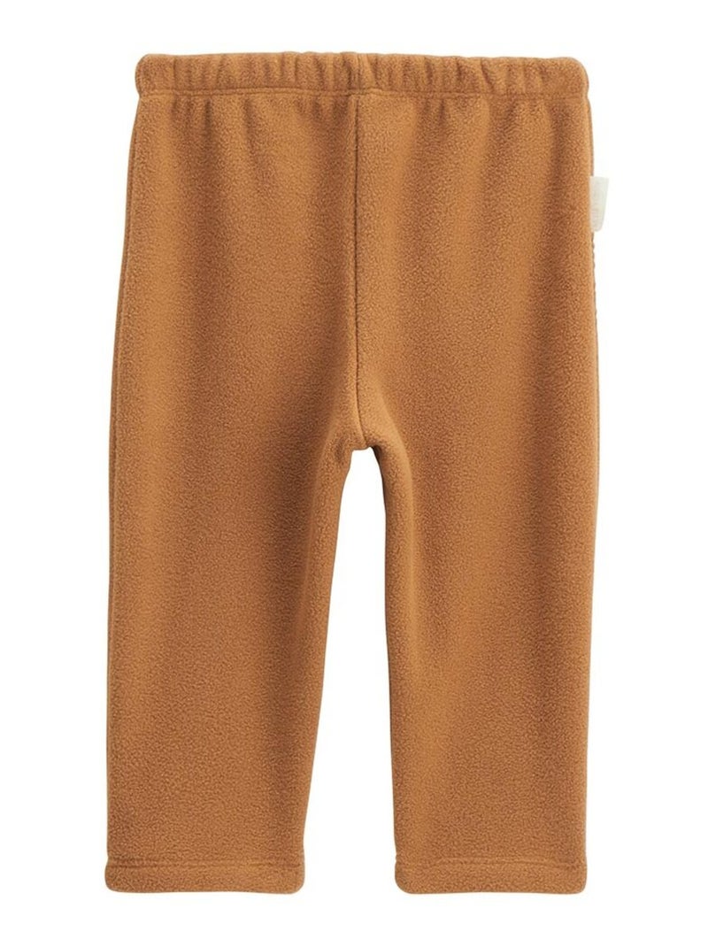 Pyjama enfant 2 pièces en polaire Constellation Camel - Kiabi