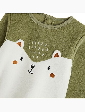 Pyjama enfant 2 pièces en polaire Ginkgo