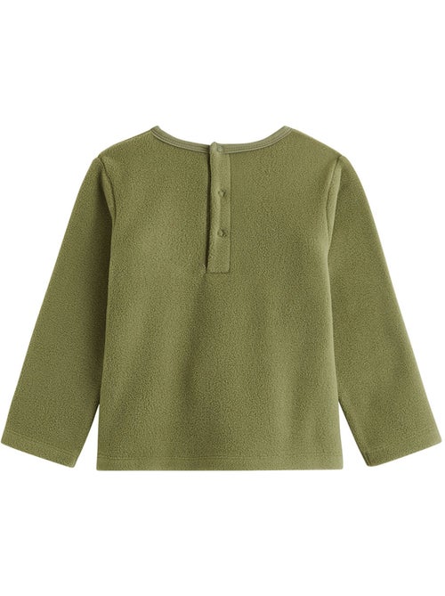Pyjama enfant 2 pièces en polaire ginkgo - Kiabi