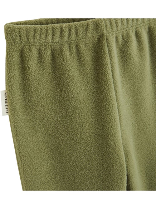 Pyjama enfant 2 pièces en polaire ginkgo - Kiabi