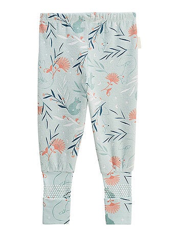 Pyjama enfant 2 pièces en velours à pieds retroussables Dina