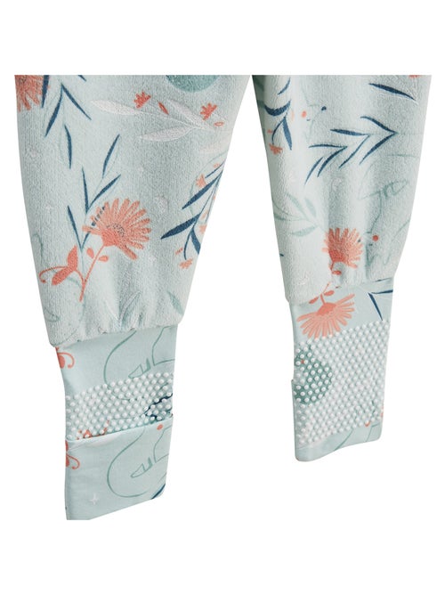 Pyjama enfant 2 pièces en velours à pieds retroussables Dina - Kiabi