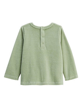 Pyjama enfant 2 pièces en velours avec pieds retroussables Boavista
