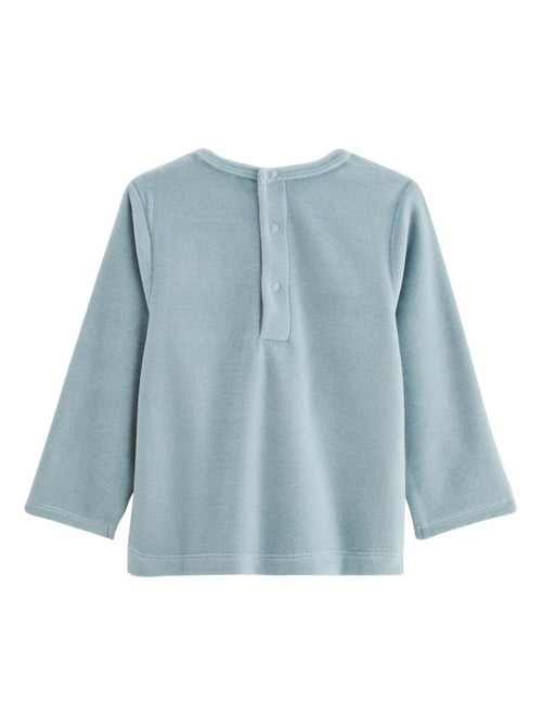 Pyjama enfant 2 pièces en velours Félintrépide - Kiabi