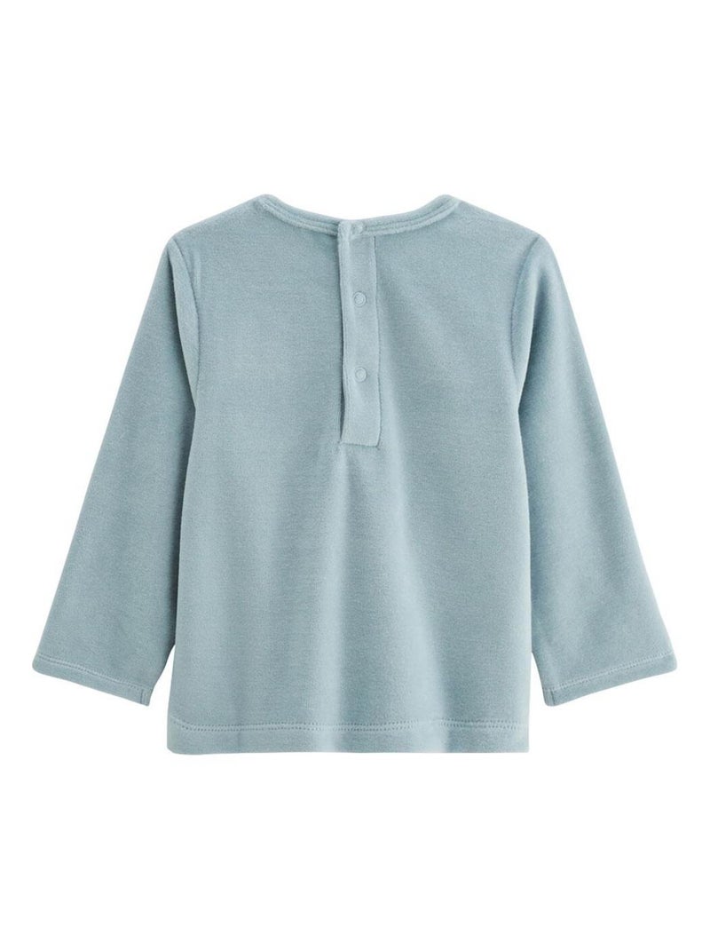 Pyjama enfant 2 pièces en velours Félintrépide Bleu - Kiabi